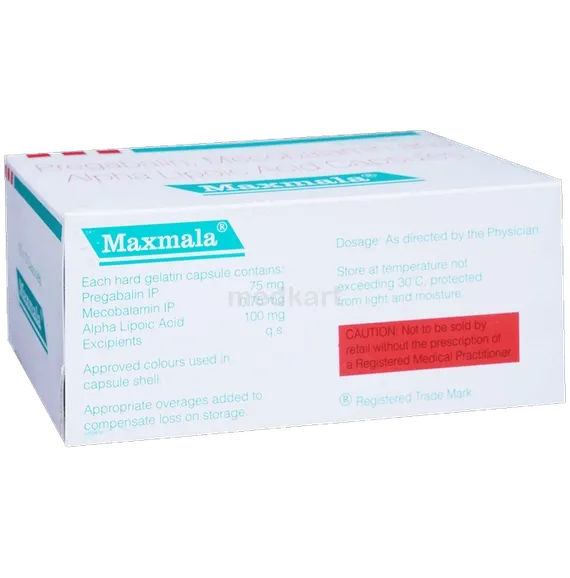 maxmala 75mg capsule 10's